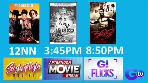 siesta fiesta movies gtv|GTV Siesta Fiesta Movies, Afternoon Movie Break, G! Flicks .